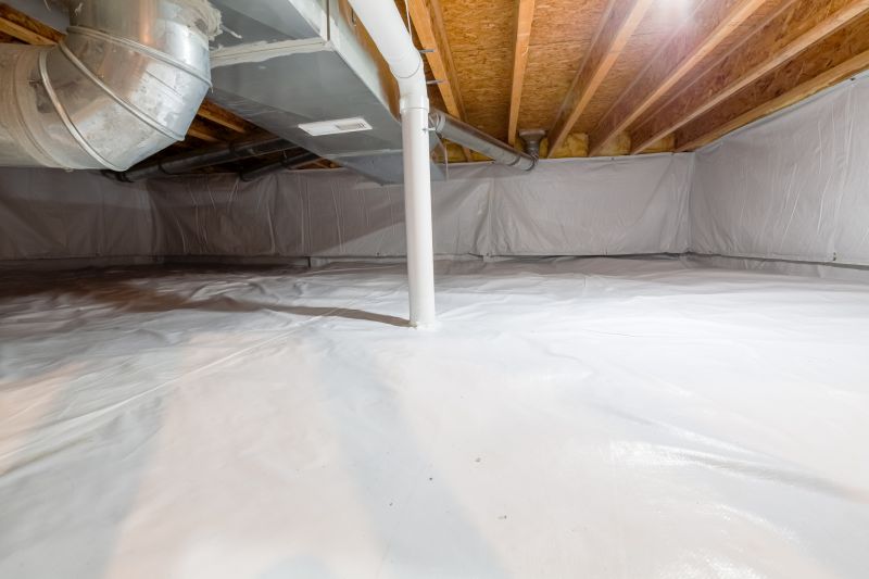 Crawlspace with Encapsulation Materials
